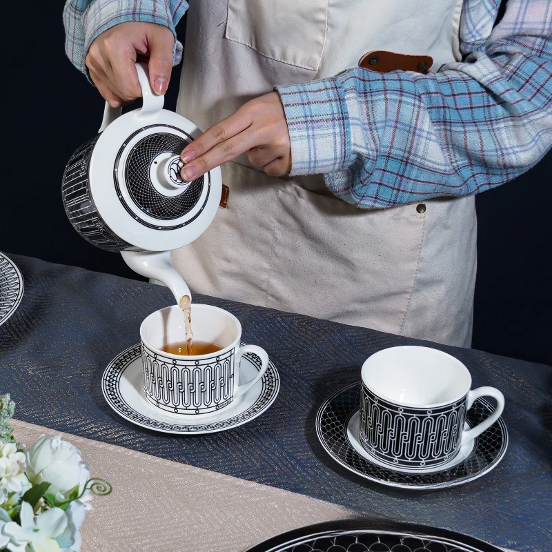 Coffee Tea Sugar Set - Prosty zestaw do herbaty w europejskim