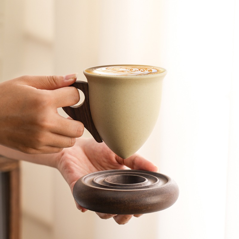 Kreatywny brązowy ceramiczny k – Coffee Tea For Garden recenzja i cena