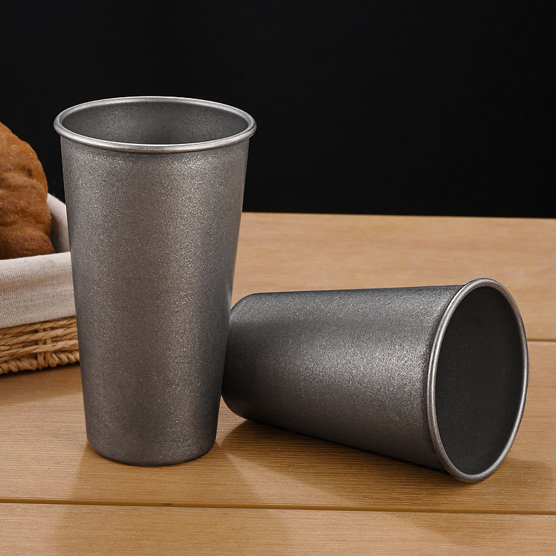 Retro srebrne kubki do picia z – Coffee Tea Drink recenzja i cena