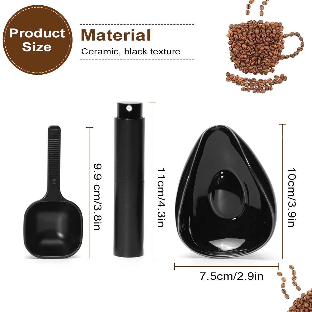 Zestaw filiżanek i łyżek do do – Coffee Tea Sugar Set recenzja i cena