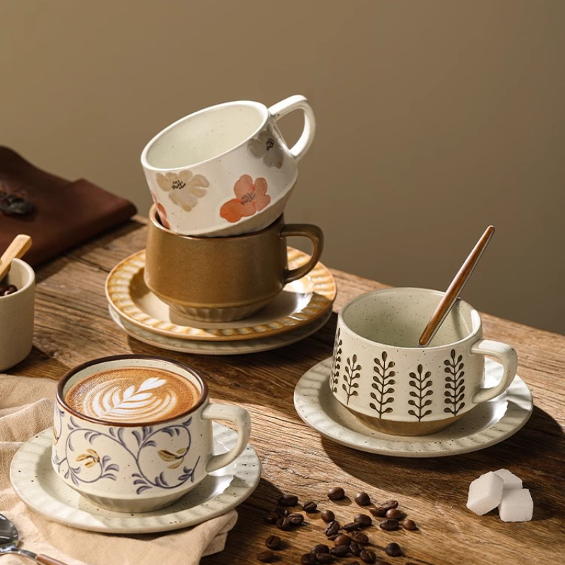 Retro Ceramiczny Kubek Gruba C – Coffee Tea Sugar Set recenzja i cena