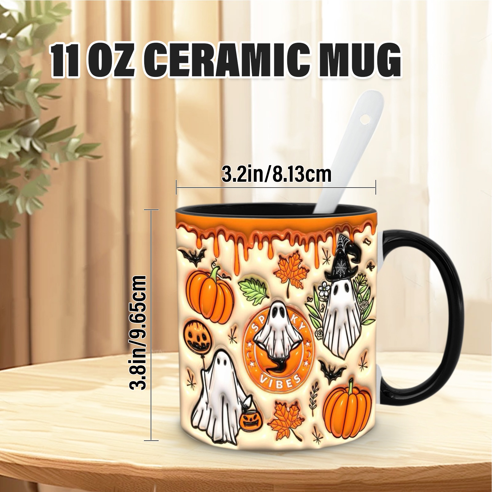 1 szt. ceramiczny kubek na Hal – Coffee Tea And Cocoa recenzja i cena